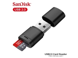 Leitor De Cartão Usb 2.0 Sandisk Micro Tf Sd Classe 10 Preto 100 Original Slowmoose