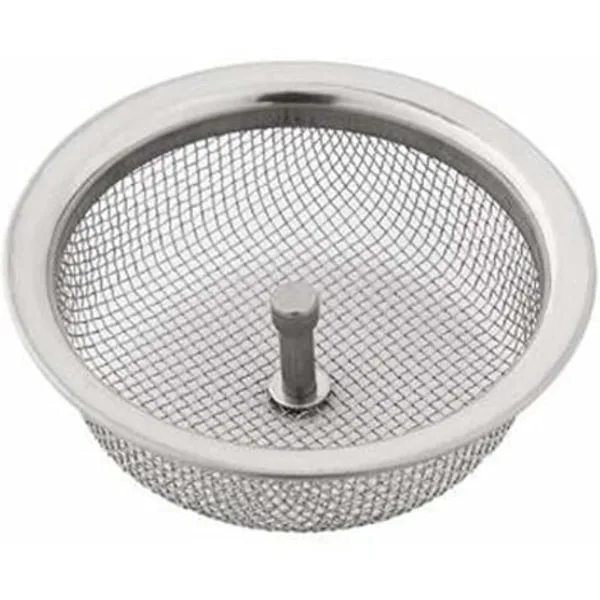 Filtro Anti, Entupimento Em Aço Inoxidável Para Pia De Bancada Cozinha, Diâmetro Grande De 8, 3 Cm