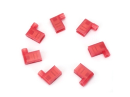 Laxiscreed Conectores De Crimpagem Em Nylon Com Isolamento Para Fios, Forma De Bandeira Feminina