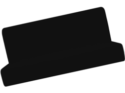Capa De Poliéster Elástico Para Sofá-cama De 3 Lugares Sem Braços.