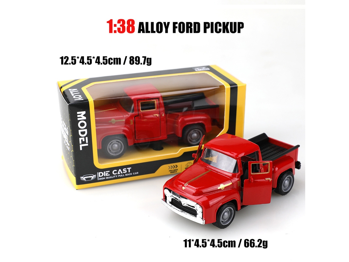 Miniatura de Carro em Escala 1/38, Modelo de Carro Clássico, Brinquedo Infantil. MDUG