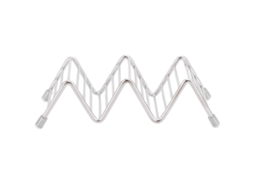 Suporte para Tacos de Aço Inoxidável 304 com 2/3 Grelhas | S/MARCA