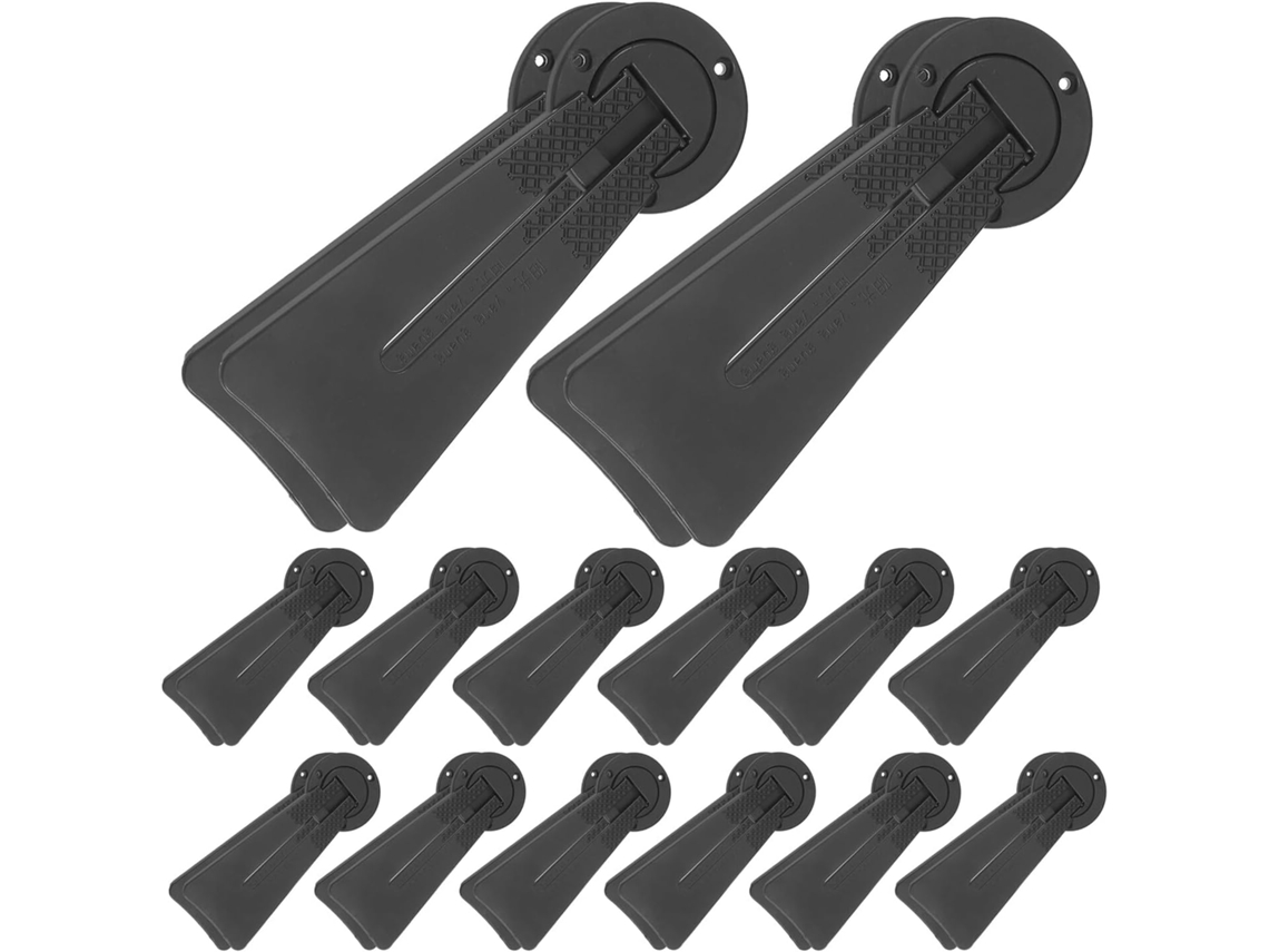 20 Peças Lote De 20 Suportes Arrière Pour Quadros Photo Noir Petit Format En Plastique Robuste
