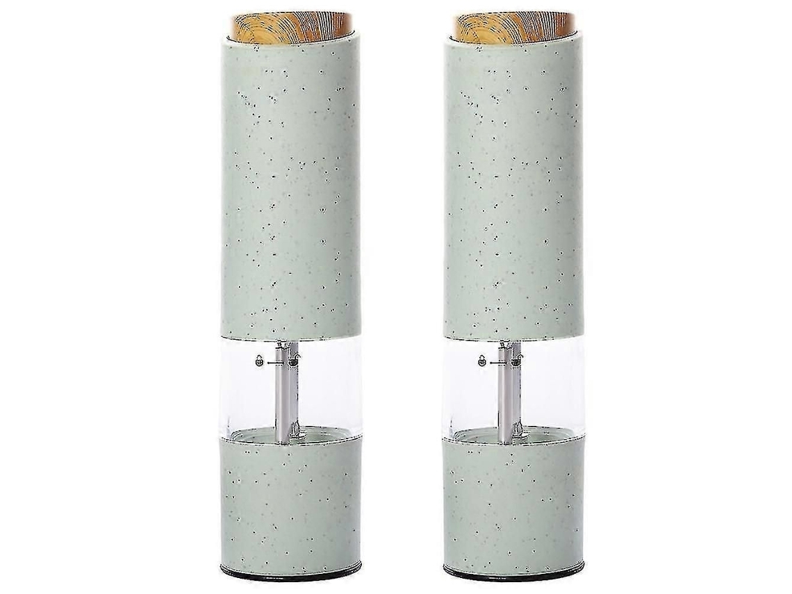 2pcs Sal Elétrico E Moedor De Pimenta Definir Bateria Operada Moinho