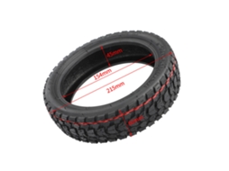 Pneu Sem Câmara 8.5 Polegadas 50/75-6.1(8 1/2x2) Para Scooter Elétrico Off-road Anti-explosão Anti-deslizante Com Bico De Injeção
