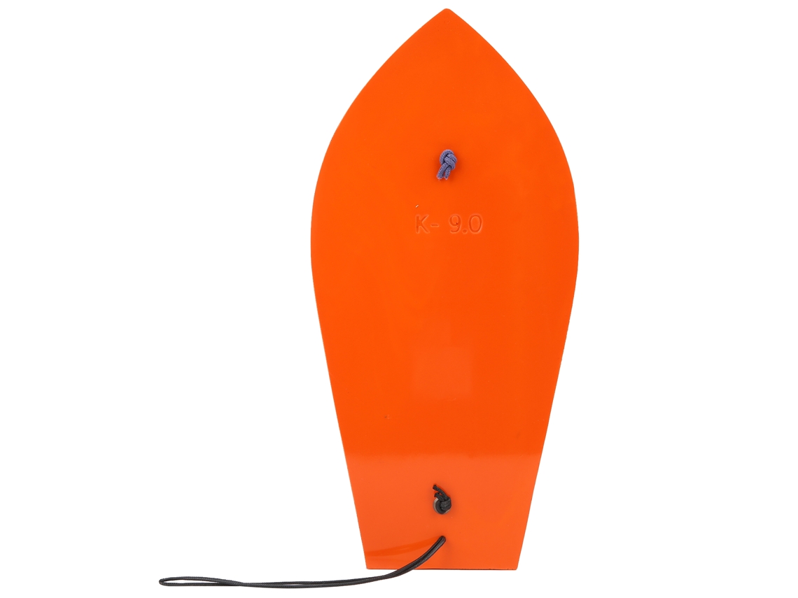 Placa de Mergulho de Pesca de Plástico Laranja Portátil 270mm