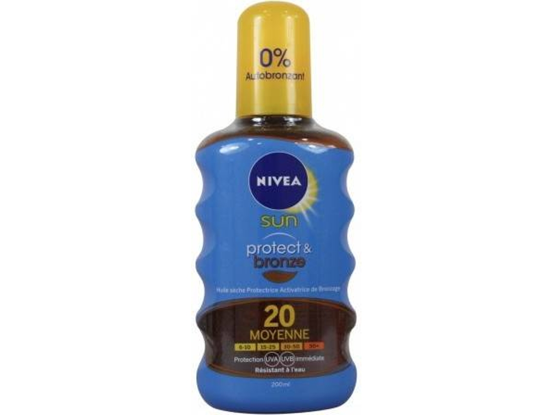 Protetor Solar NIVEA Protect & Bronze SPF 20 (300 ml)