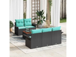 Vidaxl Conjunto De Sofá De Jardim 6 Unid. 5-número De Lugares