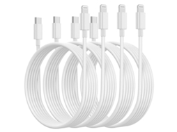 Carregador Usb-c Cdq Compatível Com Iphone - Cabo/fio - 20w - Carregador Rápido (pacote Com 4)