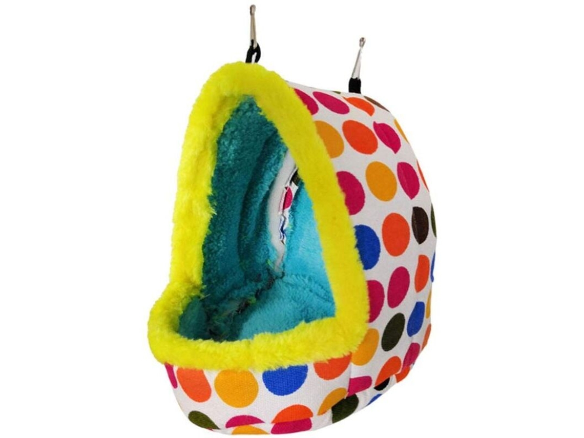 Rede AQUAFORGE para Pássaros, Ninho Quente de Inverno, Cama Aconchegante, Brinquedo de Rede para Gaiolas de Periquitos, Calopsitas e Agapornis
