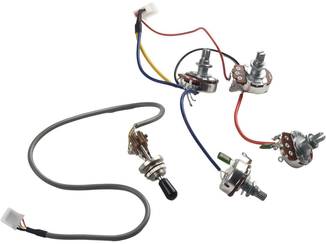 Solução De Fiação Eletrônica Para Guitarras Com Design Pré-cabeado E Componentes Compatíveis Com Guitarras Epi