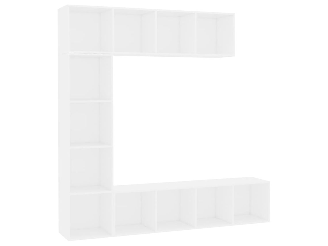 Book Cabinet, Book Cabinets Vidaxl Branco Madeira Processada (n/a)
