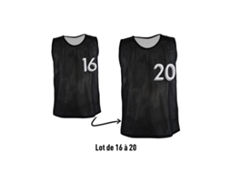 Conjunto de 5 Casulas Reversíveis Numeradas N 16 a 20 SPORTI FRANCE