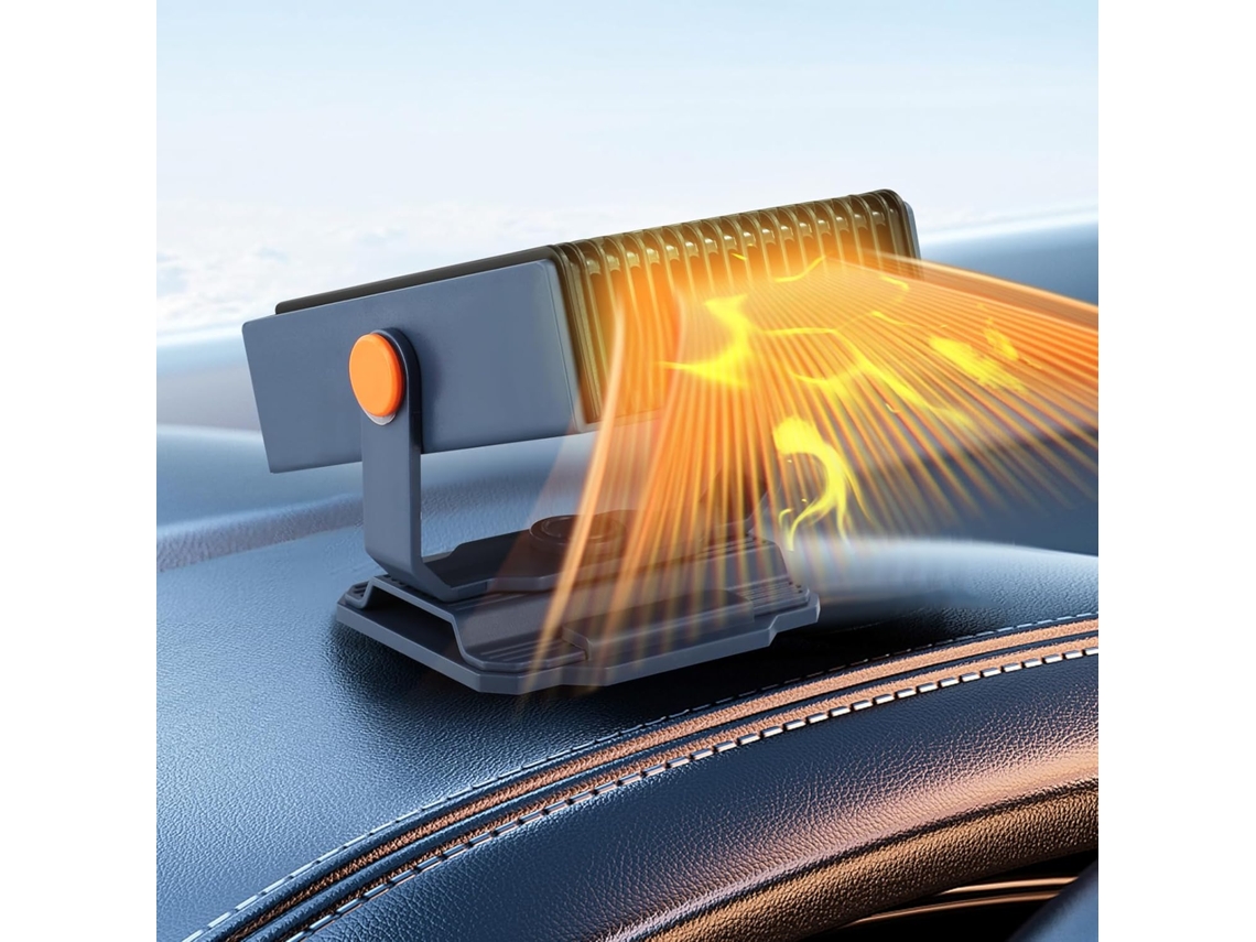 Aquecedor De Carro 12v Portátil 2 Em 1 Desembaiacador Desembuchador Anti Neblina, Aquecimento Rápido, Conectado Ao Encendedor De Cigarros Igvtrade