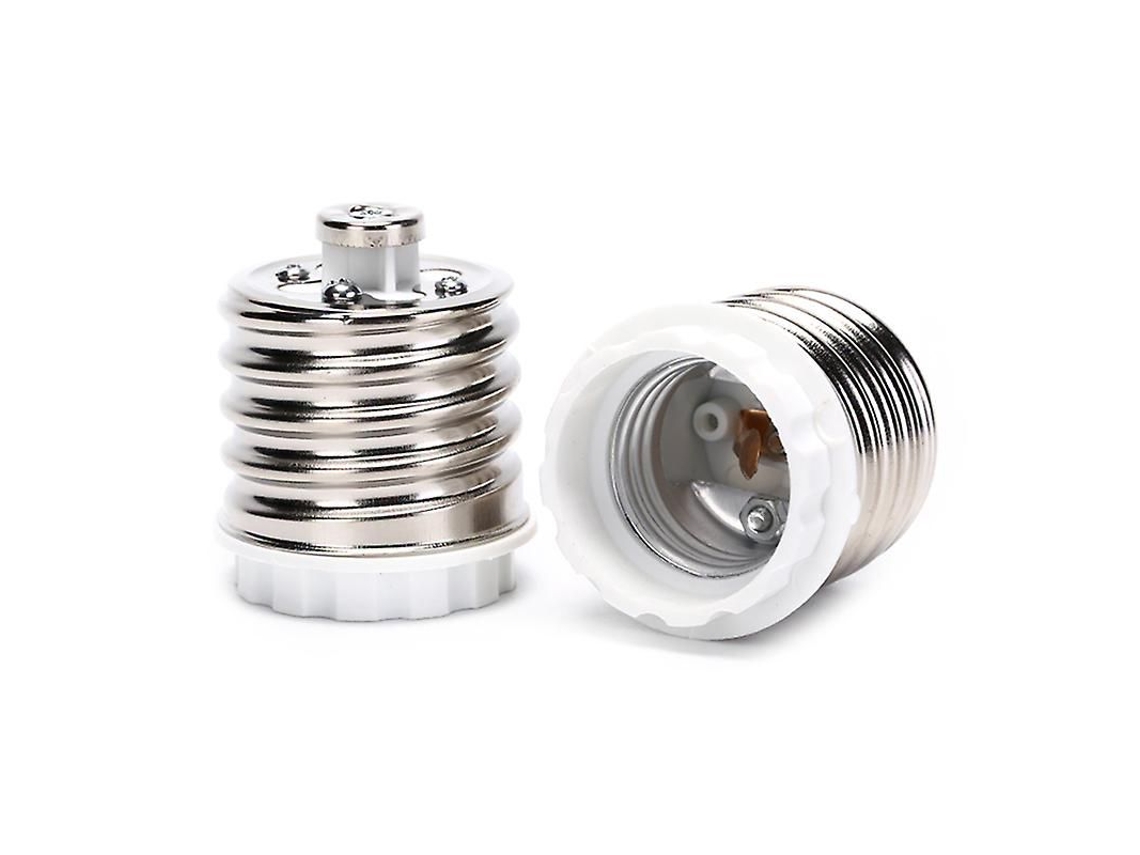 Adaptador De Base Para Lâmpada Led E40 Para E27, Conversor De Soquete Com Suporte De Base