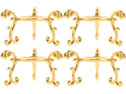 Suporte Para Bola De Cristal Sewacc, 4 Peças, Base Metálica Criativa Para Exibição Em Mesa, Ideal Para Decoração Com