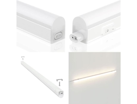 Durandal: Fita Led 70 T5 10W 87 3Cm com Interruptor 4000K VELAMP