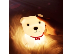 Nova Line luz de Noite Cachorro Fofo para Quarto, Presente de Aniversário Bebê Menino Menina, Usb