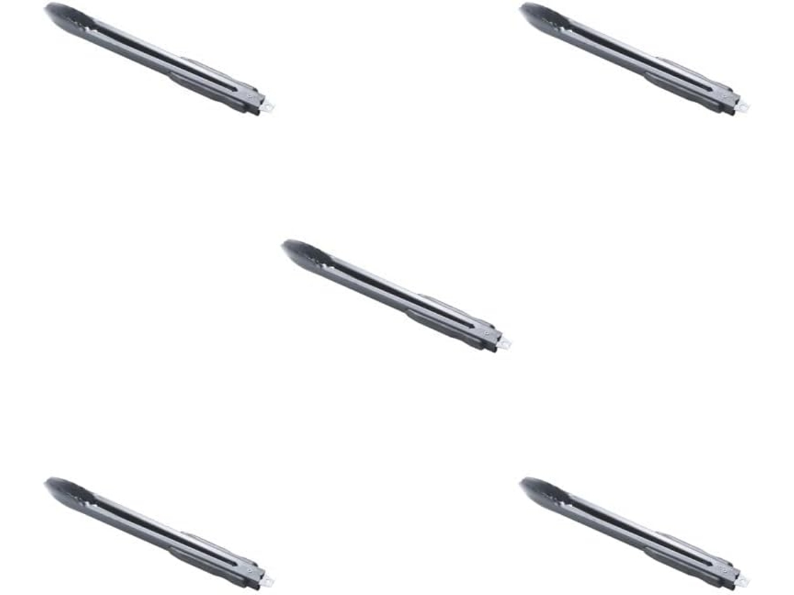 Conjunto De 5 Pinças Aço Inoxidável Para Churrasco, 35, 6cm