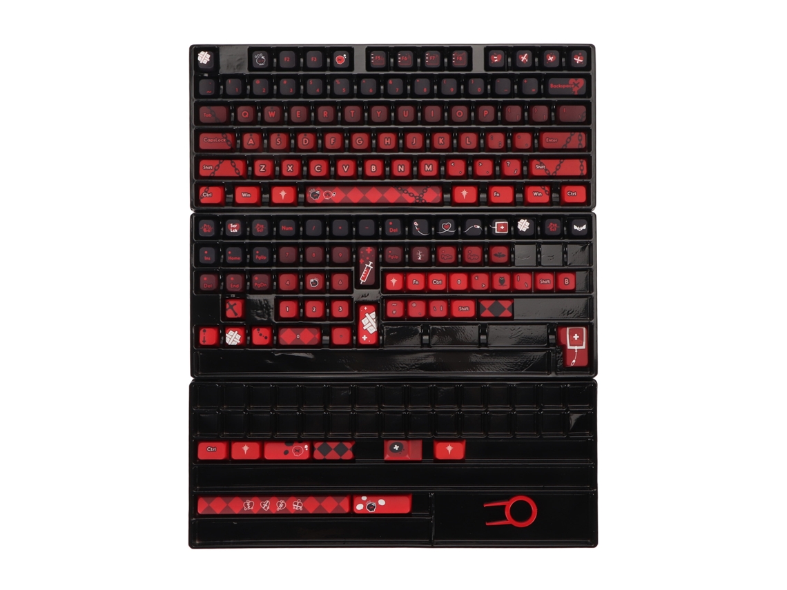 Teclas de Teclado Pbt 140 Chaves Gradiente Sublimação para Teclado Mecânico Gamer Diy