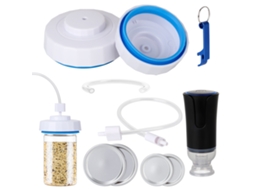 Kit A Vácuo Resistente A Odor Manual Portátil Boca Larga Resistente A Manchas Branco