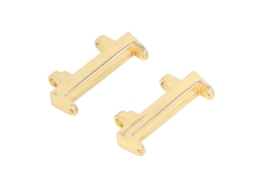Conector de Pulseira de Relógio Aço Inoxidável para Amazfit Active A2212 22mm Dourado