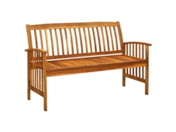 Maison Exclusive - Banco De Jardim C/ Almofadão 147 Cm Madeira De Acácia Maciça
