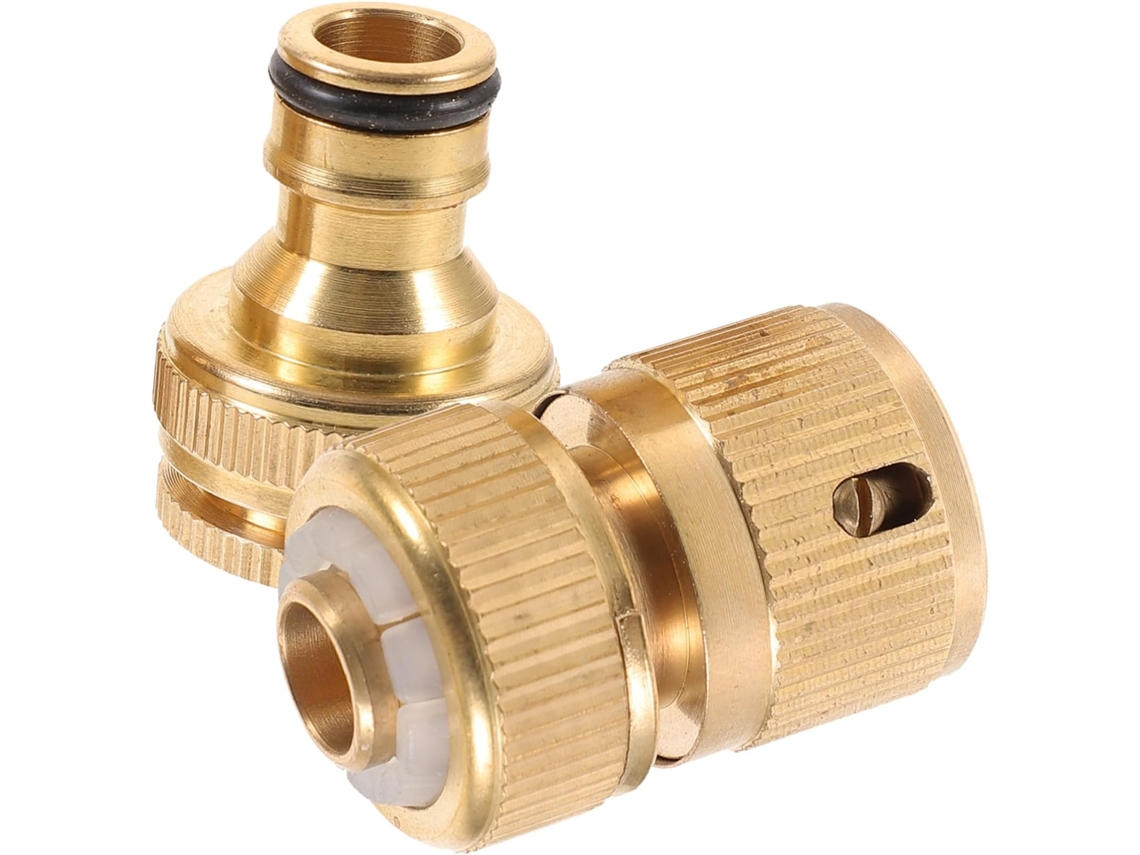 Conector Rápido De Latão Para Mangueira Jardim, Resistente À