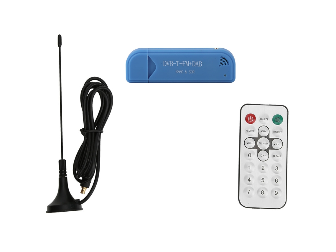 Hkj stick Receptor Tv Sdr Fm Tuner Rtl2832u+ R860 Usb 2.0