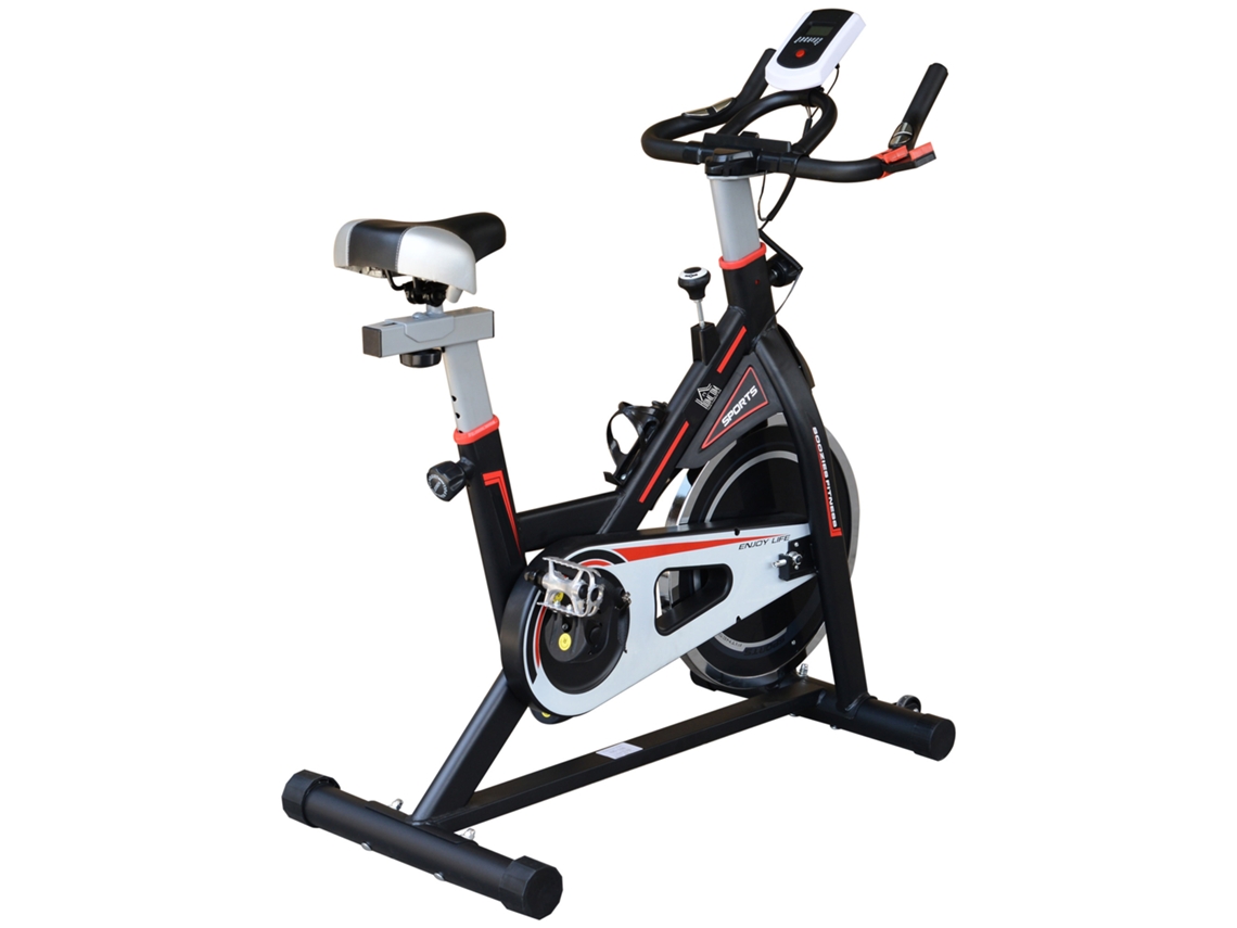 Bicicleta Estática com volante de 8kg, LCD, pulsômetro BTFORUS