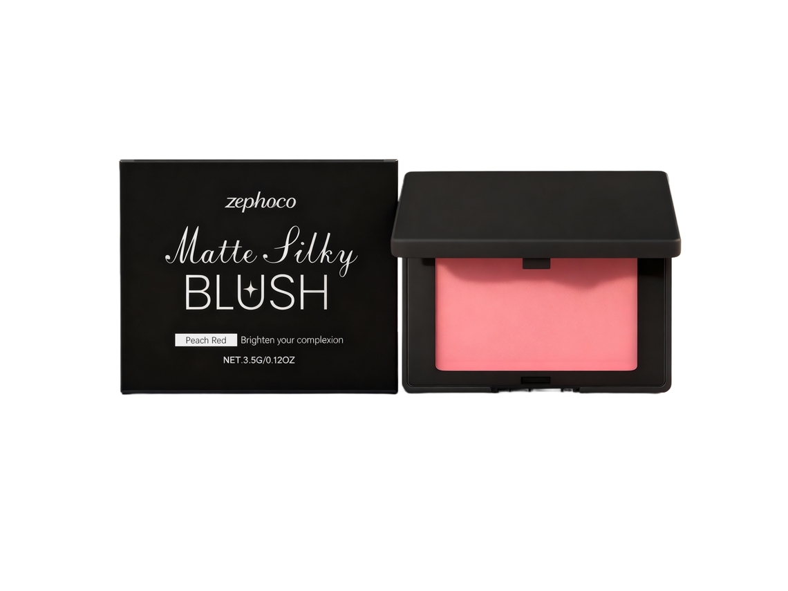 Batom Blush Pêssego Rosa Mate Sedoso