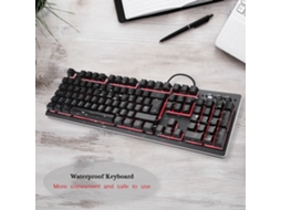 Teclado Gamer Fio LAXISCREED com Iluminação Rgb