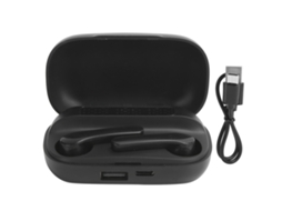 Aetheria fone de Ouvido Bluetooth 5.1 Sem Fio Esportivo com Estojo de Carregamento Preto
