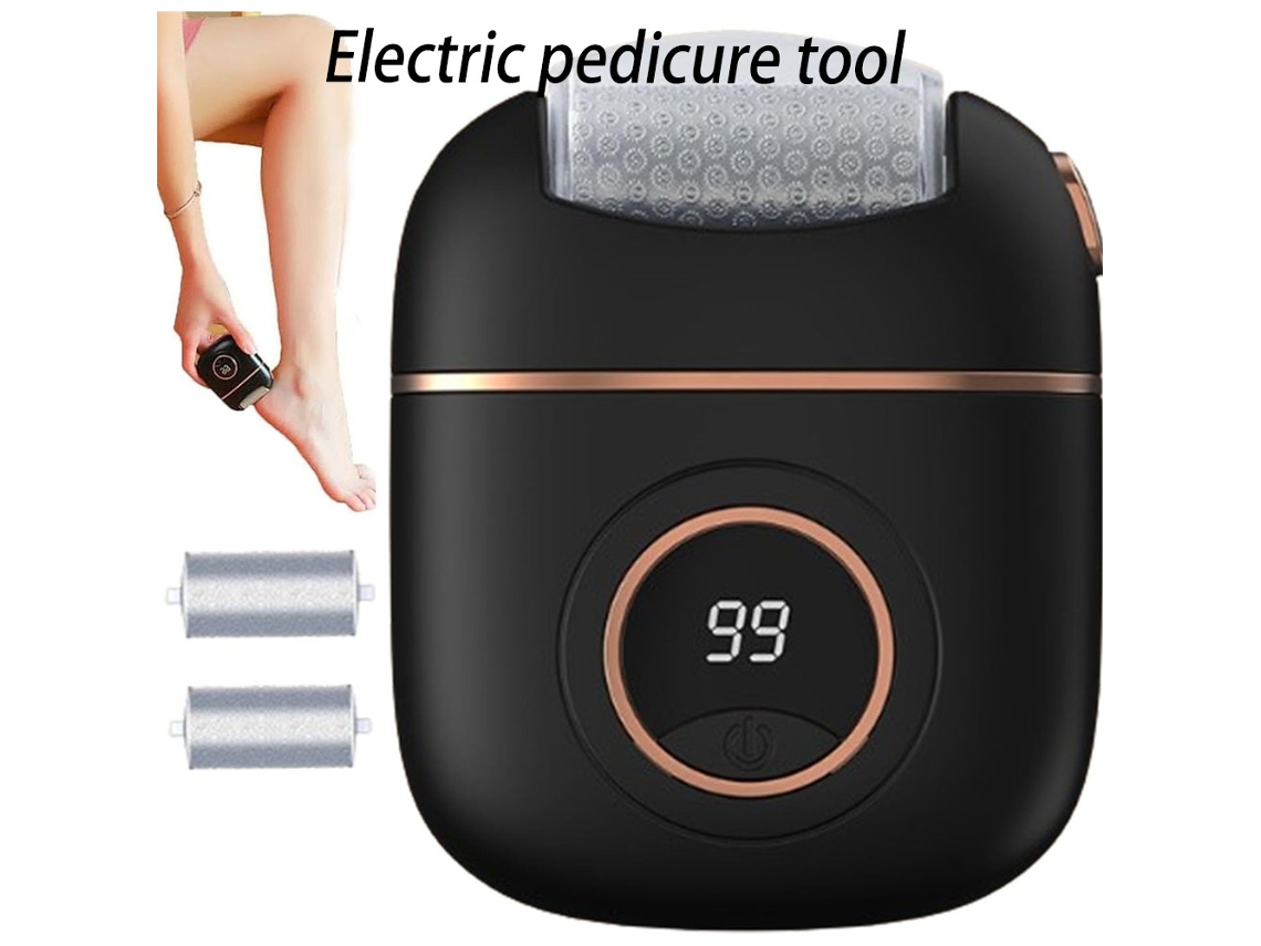 Aparelho Elétrico Para Pedicure Com Tela Lcd Para Uso Doméstico Remoção De Calos E Cuidados Com Os Pés Em Duas Velocidades Aquaforge