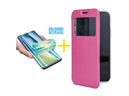 Pack 2 X Película de Hidrogel Capa SKYHE Samsung Galaxy S23 Gandy Flip Cover Rosa SKYHE