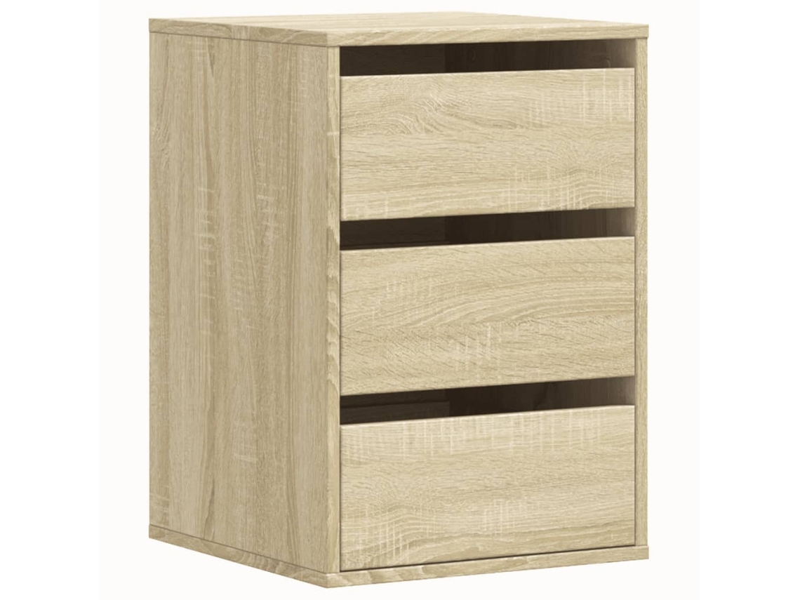 Chest Of Drawers, Chests Of Drawers Vidaxl Marrom Madeira Processada (40 X 41 X 58 Cm)