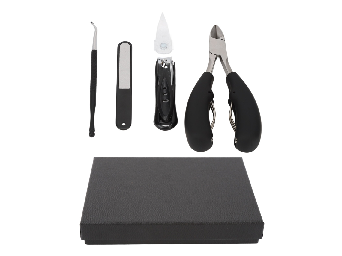 Kit De Manicura Profesional 4 Em 1 De Acero Inoxidable Resistente Ao Desgaste Portátil Para Viagens E Lar