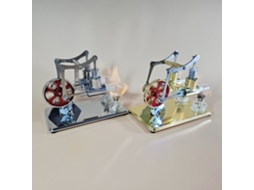 Motor Stirling De Ar Quente Gerador De Eletricidade Kit Modelo Educativo