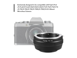 2026 adaptador de Objetivo Pentax Pk para Montura Fuji X, Metal, Compatible com X e2, X t30 e Câmeras Fuji X