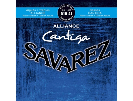 Savarez Conjunto de Cordas Clássico Fibra Composta Kf Baixos Cantiga Tensão F
