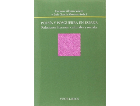Livro Poesía Y Posguerra En España de Encarna Alonso Valero (Espanhol)