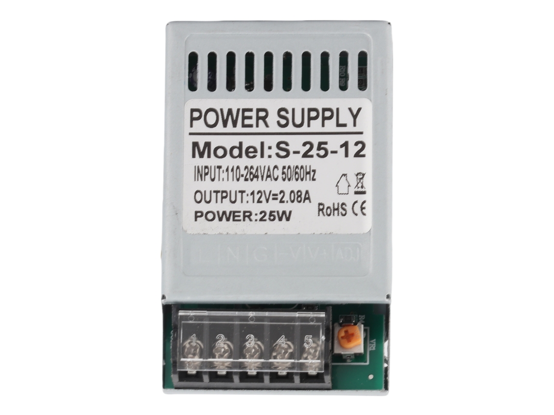 Fuente de Alimentación Switching 12v 25w 2.08a Transformador para Led Strip Caja de Luz Cámara de Seguridad