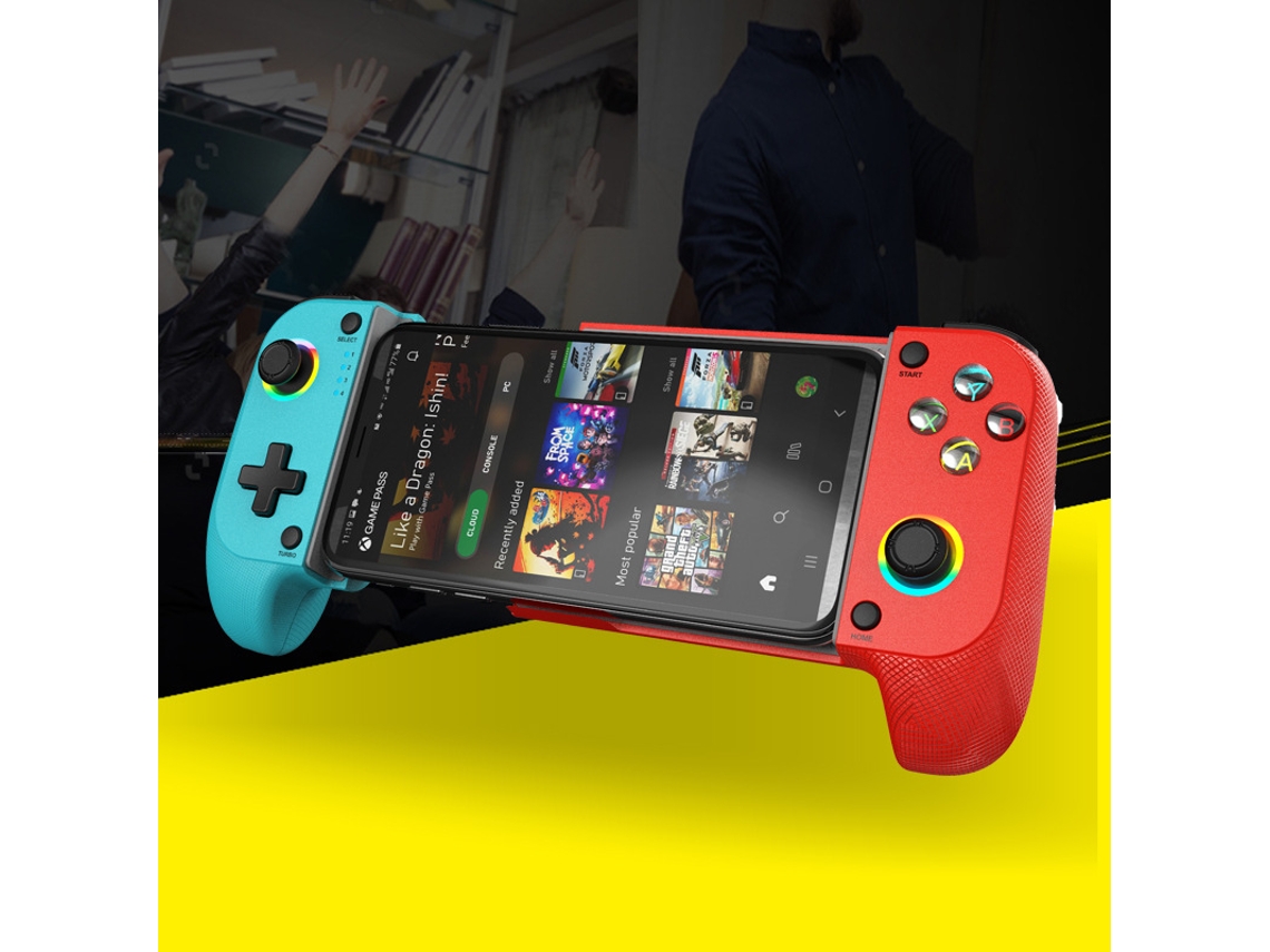 Compatível Com Telemóveis Ios/ns/pc/android, Este à Um Comando De Jogos Móvel Extensível Da Saitek. Stelasplen