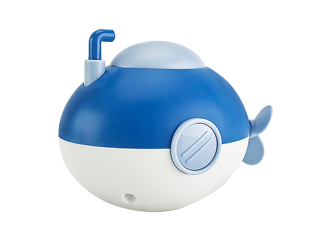 Primerox brinquedo Submarino de Banho com Corda de Relógio para Bebê Azul Interativo