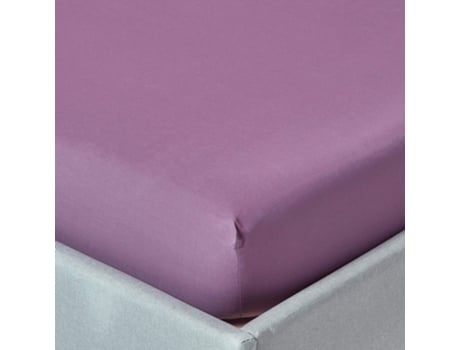 Homescapes Grape Egyptian Cotton Fitted Sheet 200 Tc, 150 X 200 Cm