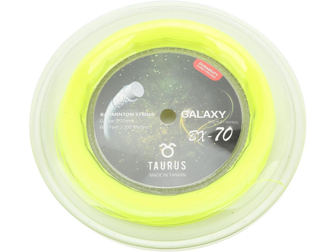 SFUSHOS Corda de badminton durável, alta elasticidade, bobina 0,7mm, 200m