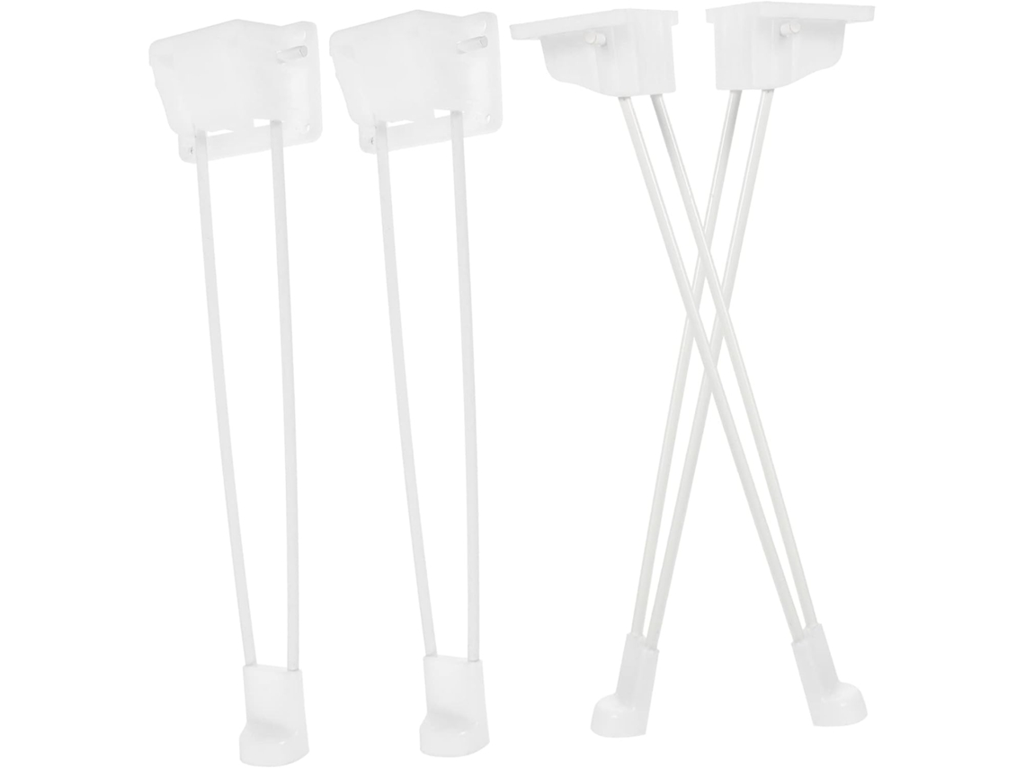 Doitool Pés De Mesa Dobráveis Em Metal Estilo Hairpin Para Centro, Conjunto De 4com Estrutura Arame Ferro 35cm Altura