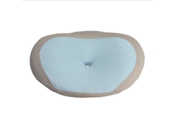 Travesseiro Cervical de Espuma Viscoelástica para Alívio da Dor e Alinhamento da Coluna Vertebral, Azul AQUAFORGE