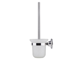 Escova Sanitária de Aço Inoxidável para Parede com Suporte AQUAFORGE