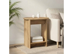 Vidaxl Mesa Lateral Carvalho Arttisan 50 X 39,5 X 55 Cm